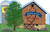 Cat’s Meow Village New Jersey State Barn R1177 Goldfinch Meadow Violet Red Oak