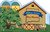 Cat’s Meow Village New Mexico State Barn R1199 Roadrunner Yucca Pinon