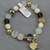 Alexa's Angels 7" Rhodium Gold Stretch Prayer Heart Box Bracelet Neutral (B)