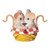 2.75" Charming Tails Mouse Mice Figures Life is a Picnic with You #13237