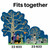 This piece fits together with the 22-633 Witches & Brew Tree - Sold Separately.  
 