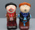 Pacific Giftware Ceramic Magnetized Cowboy & Cowgirl Couple Salt & Pepper Shakers