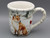 Certified International Winter Scene 4.25" Coffee Mug Red Fox & Cardinals Side B