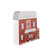 Cat’s Meow Village Four Flags Quilt Grist Mill 26‑511 Patriotic Decor