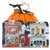 Cat’s Meow Village Mad Cat Maggie’s Tea Merchant Halloween 26-632 Wood Sitter Glows with Companion Piece.  