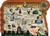 Cat’s Meow Village North Dakota State Map RA680 Peace Garden State Decor (RA680)