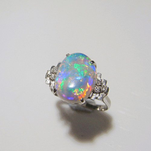 Australian Crystal Opal Diamond Engagement Ring Platinum OPR Jewelry Buy large australian opal ring online Buy lightning ridge opal diamond ring online Buy opal ring from sydney australia
Lightning ridge opal diamond engagement anniversary ring OPR Jewelry