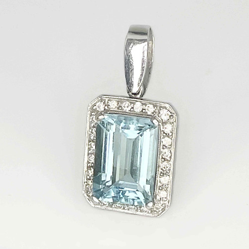 Buy aquamarine pendant online buy vintage aquamarine jewelry pendant online large natural aquamarine pendant anniversary gift