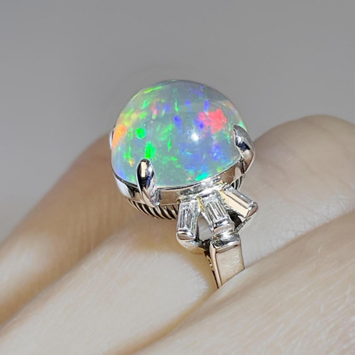 1920s large natural crystal jelly opal diamond engagement ring OPR jewelry Buy antique and estate jewellery jewelry Sydney Australia. Sydney Antique Jewellery Shops Online Buy antique jewellery online, Buy estate vintage antique jewelry online OPR Jeweller Jeweler Jewelry sydney australia we ship worldwide. CINOA, Australian Antique and Art Dealers Association AA&ADA, National Council of Jewellery Valuers NCJV, Gemmological Association of Australia GAA, Society of Jewellery Historians
Australian sellers of fine estate jewelry opal diamond engagement birthstone anniversary ring. Natural crystal opal engagement ring. Buy antique and estate jewellery jewelry Sydney Australia. Sydney Antique Jewellery Shops Online Buy antique jewellery online Australia
Rainbow crystal opal diamond engagement ring. OPR Jewelry Natural fiery rainbow crystal opal diamond ring. Wedding birthstone opal rings. OPR Jewelry.
1930s Rainbow Crystal Opal Art Deco Diamond Platinum Ring