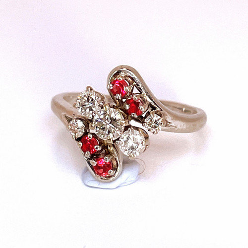 Buy VINTAGE Platinum and Diamond Ring Australian Handmade C1930s Online in  India - Etsy