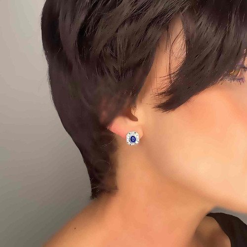 Unheated sapphire cabochon stud earrings. Blue sapphire cab earrings. OPR Jewelry
Sapphire diamond stud earrings. Geometric sapphire earrings. Luxury sapphire earrings. Buy antique and estate jewellery jewelry Sydney Australia. Sydney Antique Jewellery Shops Online Buy antique jewellery online Australia