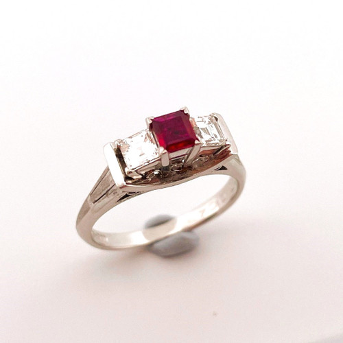 No Heat Princess Cut Ruby Diamond Ring. Ruby Engagement Ring. Buy antique and estate jewellery jewelry Sydney Australia. Sydney Antique Jewellery Shops Online Buy antique jewellery online Australia Unheated No Heat Red Ruby Wedding Ring. Ruby Diamond Engagement Ring. OPR Jewelry. Geometric Square Cut Ruby Diamond Anniversary Ring. Estate Ruby Engagement Ring.