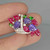 Bouquet Brooch Tanzanite Diamond Ruby Emerald Diamond 18K Gold