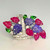 Bouquet Brooch Tanzanite Diamond Ruby Emerald Diamond 18K Gold