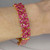 Unheated Ruby/ Pink Sapphire 14K Gold Bracelet