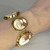 Victorian Shell Cameo Yellow Gold Bracelet Italian Italy 19th C
