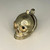 Skull pomander post renaissance pomander in silver - momento mori pomander spice box pendant 17th century jewelry