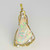 Australian Opal Diamond Pendant Gold Large Opal Pendant