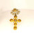 Rare 18th C Georgian 18K Gold Diamond Cross