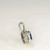 Geometric Unheated Deep Blue Sapphire Diamond 14K Gold Pendant