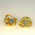 Dazzling c1940s Aquamarine Diamond 14K Earrings
