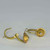 C 1600 AD Renaissance Period Table Cut Diamond 18K Gold Earrings