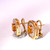 Unheated Canary Yellow Sapphire and Diamond Stud Earrings 14K Gold