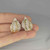Pave Diamond Leaf Earrings 14K Gold