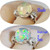 Rainbow Crystal Opal Art Deco Diamond Platinum Ring