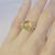 Rainbow Crystal Opal Art Deco Diamond Platinum Ring