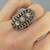 Georgian 18th Century Rose Cut Diamond Ring Panel Rings 18K Gold
