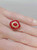 Unheated ruby diamond ballerina ring 18K gold, buy exceptional antique vintage ruby engagement and ruby anniversary rings online at OPR Jewelry premier sellers.