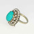 Buy art deco antique turquoise diamond engagement ring online Buy persian turquoise cabochon ring online.