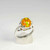 Exquisite Precious Crystal Opal Diamond Platinum Ring