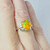 Exquisite Precious Crystal Opal Diamond Platinum Ring