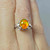 Exquisite Precious Crystal Opal Diamond Platinum Ring