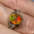 Exquisite Precious Crystal Opal Diamond Platinum Ring