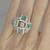 Buy cocktail ring online Buy large topaz ring online Buy briollette cut topaz ring jewellery jewelry online