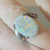 Fiery Australian Opal Ring Antique Opal Ring