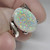 Fiery Australian Opal Ring Antique Opal Ring