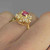 Unique Unheated Rose Pink Sapphire Diamond Engagement Ring