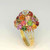 1950s tutti frutti cocktail ring Buy antique and estate jewellery jewelry Sydney Australia. Sydney Antique Jewellery Shops Online Buy antique jewellery online Australia