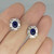 Unheated sapphire cabochon stud earrings. Blue sapphire cab earrings. OPR Jewelry
Sapphire diamond stud earrings. Geometric sapphire earrings. Luxury sapphire earrings. Buy antique and estate jewellery jewelry Sydney Australia. Sydney Antique Jewellery Shops Online Buy antique jewellery online Australia