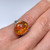 Art Deco Precious Fire Opal Diamond Ring Platinum 1920s