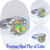 1950s Large Crystal Opal Diamond Dome Ring Platinum