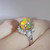 1950s one of a kind opal diamond ring, high dome bombe cabochon opal ring unique opal engagement ring opal birthstone ring one of  a kind handmade natural opal ring fire opal crystal opal ring huge natural vintage estate one of a kind opal ring 1950s rings estate jewelry big opal diamond ring OPR Jewelry