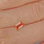 0.71 ct Vibrant Orange Sapphire Rectangle Step Cut Orange Sapphire