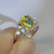 OOAK 1.15ctw Precious Fiery Rainbow Crystal Fire Opal Diamond Platinum Ring