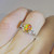 OOAK 1.15ctw Precious Fiery Rainbow Crystal Fire Opal Diamond Platinum Ring