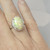 Unique 4.92ctw Australian Opal Diamond Ring